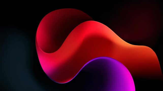 Colorful flowing abstract background with gradients and dynamic forms