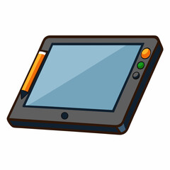 Graphic Tablet With Pen Technology Device Illustration Creative Digital Tool