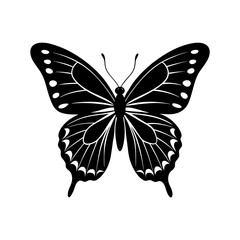 Butterfly Silhouette vector illustration