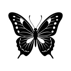 Butterfly Silhouette vector illustration