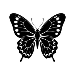 Butterfly Silhouette vector illustration