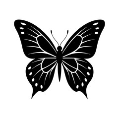 Butterfly Silhouette vector illustration