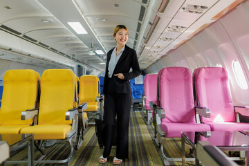 With her suitcase in tow and a well-earned break ahead, she heads off to catch her flight—finally taking time for herself after a year of dedication.