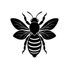 Bumble Bee Silhouette vector illustration