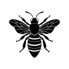 Bumble Bee Silhouette vector illustration