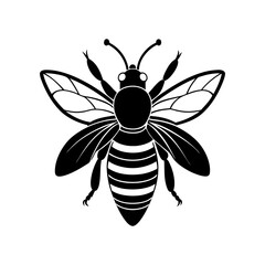 Bumble Bee Silhouette vector illustration