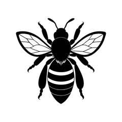 Bumble Bee Silhouette vector illustration