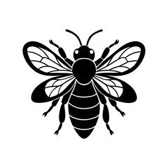 Bumble Bee Silhouette vector illustration