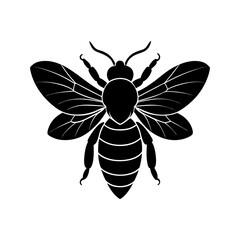 Bumble Bee Silhouette vector illustration