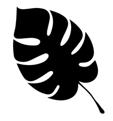 monstera leaf svg
