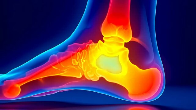 Foot pain, ankle swelling, heel discomfort. Pain management. Inflammation reduces mobility significantly. Muscle strength supports ambulation recovery. Nerve sensitivity affects walking stability.