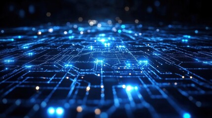 Obraz premium Abstract Circuit Board Technology