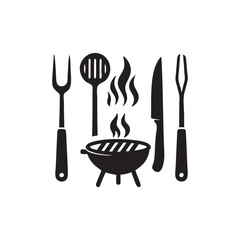 tools for grilling meat