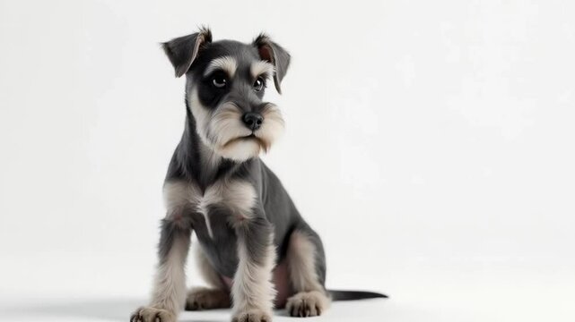 Yorkshire Terrier moviendo su cabeza 