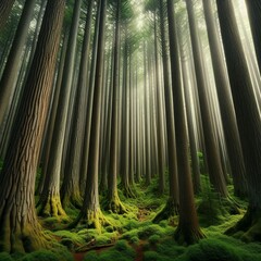 Whispering Pines in the wind