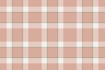 Calm textile vector tartan, track fabric seamless background. Party pattern plaid check texture in light and white colors.