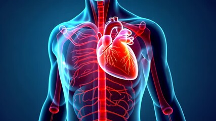 Heart pain, chest discomfort, angina symptoms. Cardiac health. Capillaries constrict under low pressure. Vein elasticity enhances oxygen delivery. Cardiovascular efficiency supports organ function.