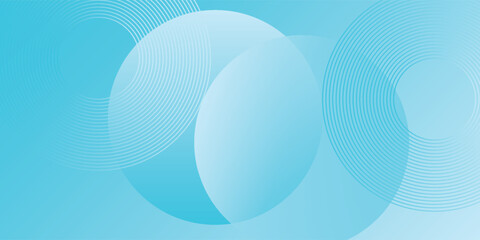 Abstract light blue geometric background with circles design. Perfect for Business background hitech technology digital design illustration web template background backdrop desktop wallpaper bubbles