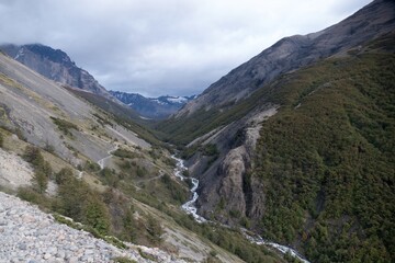 beautiful amazing patagonia nature in south america