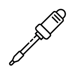 Screwdrivers Outline Icon Vector