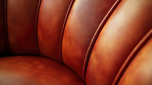 Fototapeta Vintage car leather seat detail