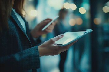 Everyone needs to be on the same page. Shot of a group of architects using a digital tablet at a Construction building site.