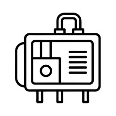 Power Supply Outline Vector