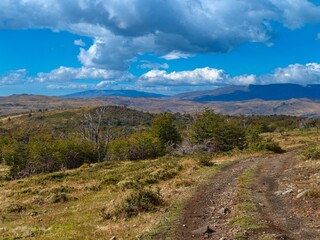beautiful amazing patagonia nature in south america