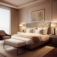 Klassisches Hotelzimmer – stilvolle Ruhe und Komfort