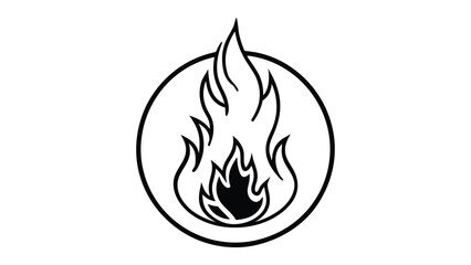 set of fire icons