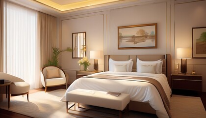 Klassisches Hotelzimmer – stilvolle Ruhe und Komfort