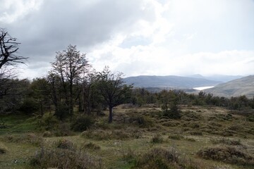 Obraz premium beautiful amazing patagonia nature in south america