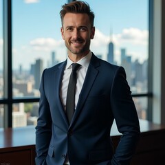 Fototapeta premium Image of business man