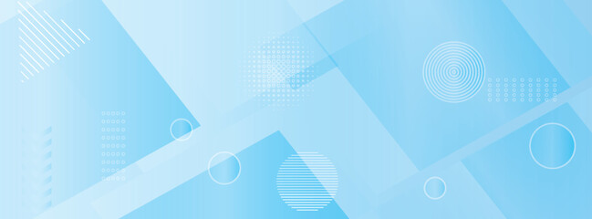 Modern abstract background, blue white gradations banner