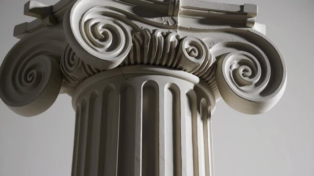 Elegant corinthian column design showcasing intricate architectural details