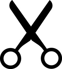 Scissors icon isolated on white background