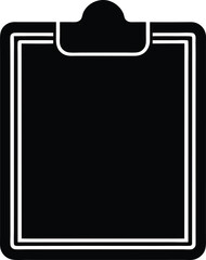 clipboard with blank paper