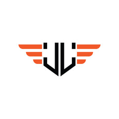 Obraz premium Elegant Art Deco Geometric Border Logo with Letter Monogram