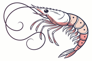 vector illustration of a cartoon fish