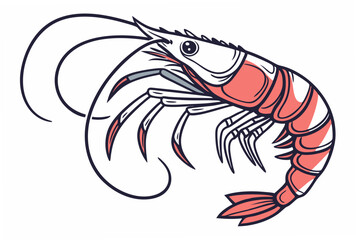 vector illustration of a fish