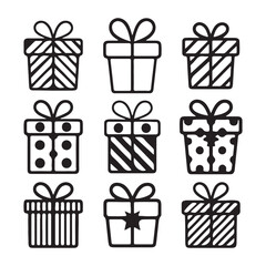  A Collection of Chic Gift Box Illustrations