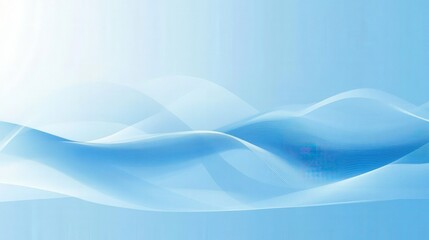 Obraz premium Abstract Light Blue Wave Background