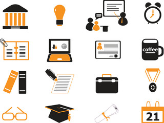 business and office icons