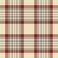Faded texture fabric seamless, new year tartan textile background. Sensual plaid pattern vector check in pastel and orange colors.