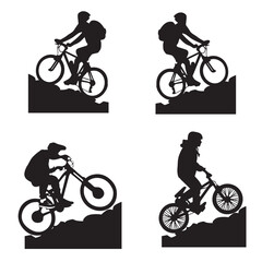 Set of bicycles, VTT - Mountain Bike 