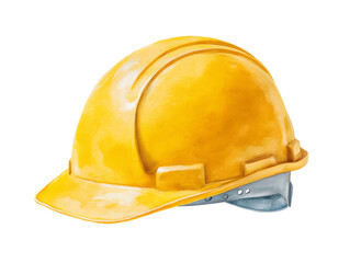 Fototapeta premium A yellow hard hat