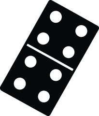 black and white dices