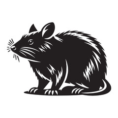 Tailored bandicoot silhouette vector for toolkit integration – bandicoot silhouette – bandicoot vector – bandicoot illustration – silhouette of bandicoot

