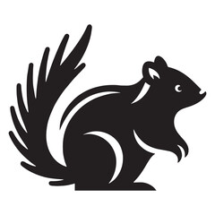 Refined-curves bandicoot silhouette vector for packaging – bandicoot silhouette – bandicoot vector – bandicoot illustration – silhouette of bandicoot

