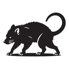 Ultra-clean tasmanian devil silhouette vector – tasmanian devil silhouette – tasmanian devil vector – tasmanian devil illustration – silhouette of tasmanian devil

